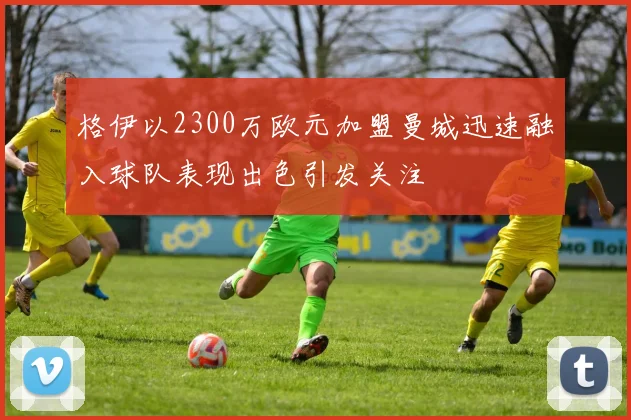 格伊以2300万欧元加盟曼城迅速融入球队表现出色引发关注